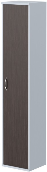 Шкаф колонка с глухой дверью СУ-1.9(R) Венге Магия/Металлик 406*365*1975